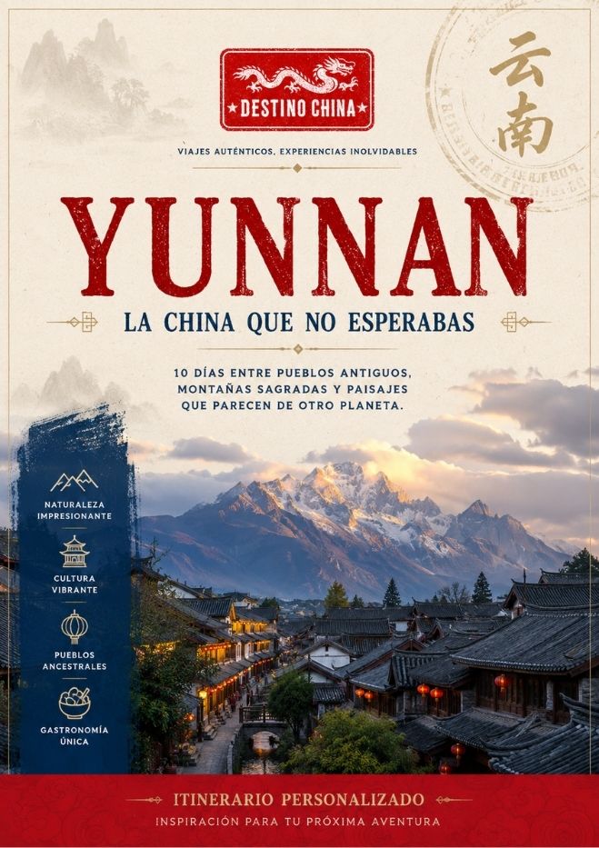 Anuncio sobre el itinerario que puedes hacer en China en 10 días